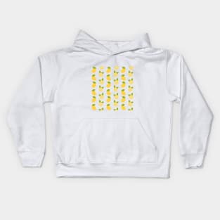 Lemon Seamless Pattern Kids Hoodie